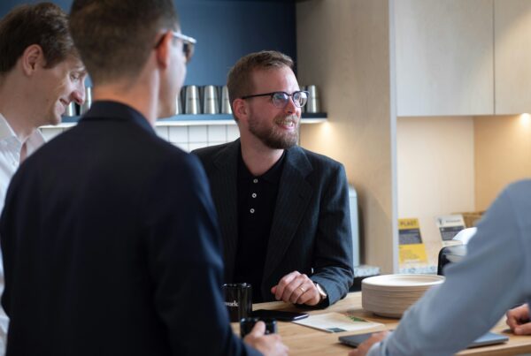 Smiling HR consultant providing outsourced support for an Irish food business